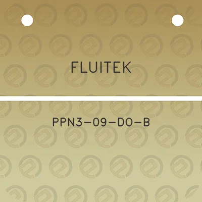 fluitek-ppn3-09-do-b