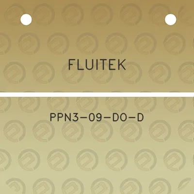 fluitek-ppn3-09-do-d