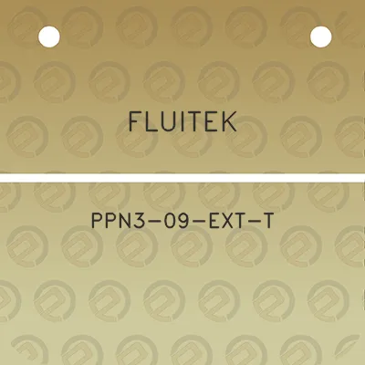 fluitek-ppn3-09-ext-t