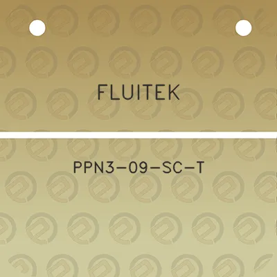 fluitek-ppn3-09-sc-t