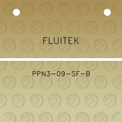 fluitek-ppn3-09-sf-b