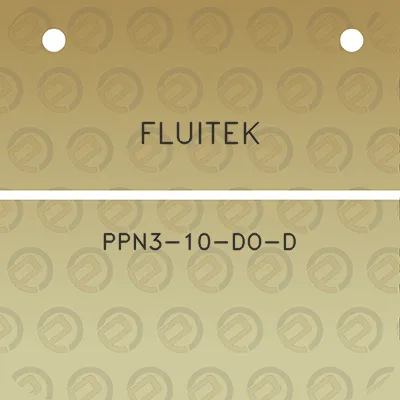 fluitek-ppn3-10-do-d