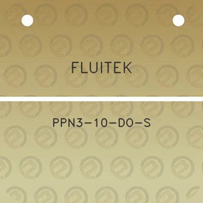 fluitek-ppn3-10-do-s