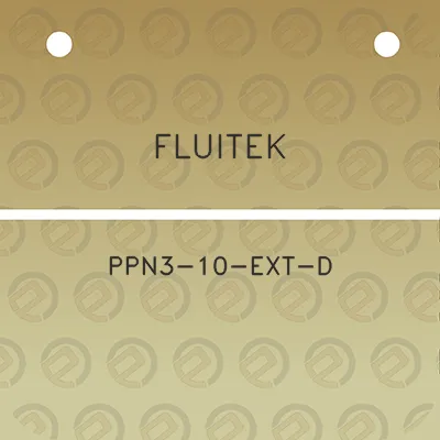 fluitek-ppn3-10-ext-d