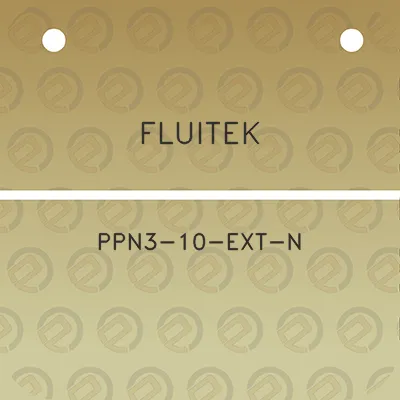 fluitek-ppn3-10-ext-n