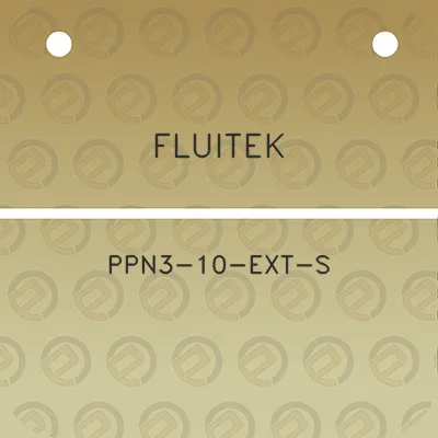 fluitek-ppn3-10-ext-s