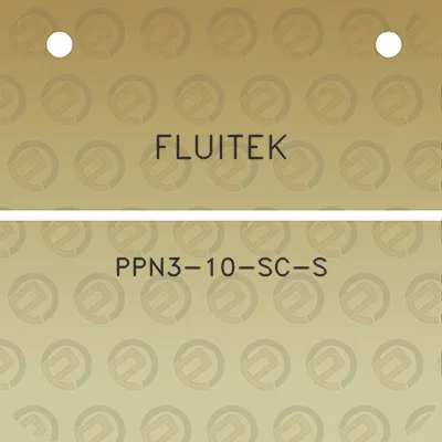 fluitek-ppn3-10-sc-s