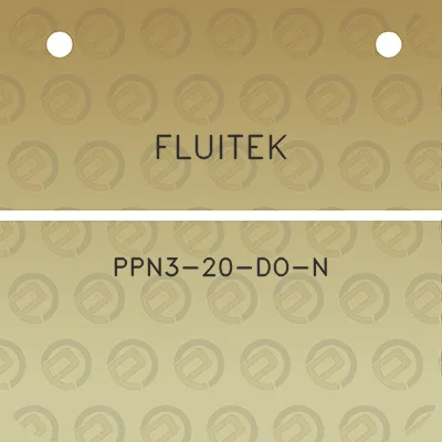 fluitek-ppn3-20-do-n