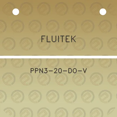 fluitek-ppn3-20-do-v