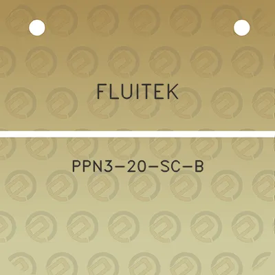 fluitek-ppn3-20-sc-b