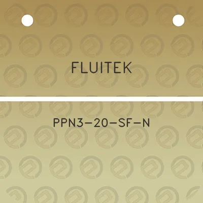 fluitek-ppn3-20-sf-n