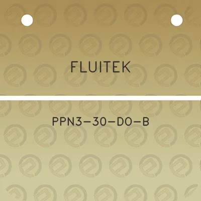 fluitek-ppn3-30-do-b