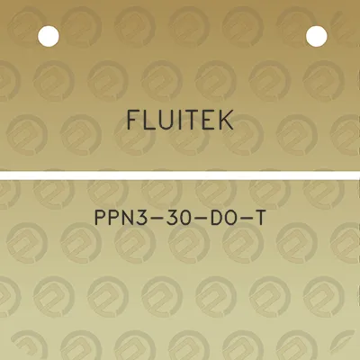 fluitek-ppn3-30-do-t