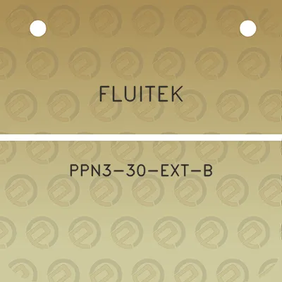 fluitek-ppn3-30-ext-b