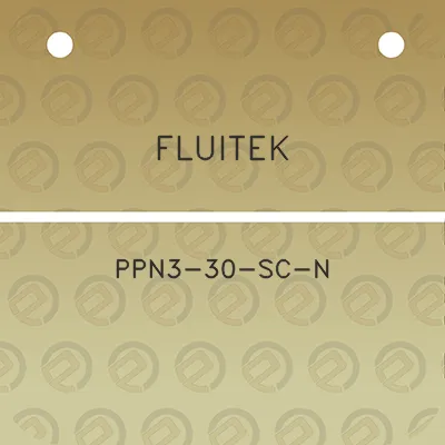 fluitek-ppn3-30-sc-n