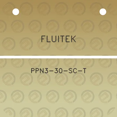 fluitek-ppn3-30-sc-t