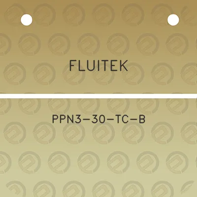 fluitek-ppn3-30-tc-b