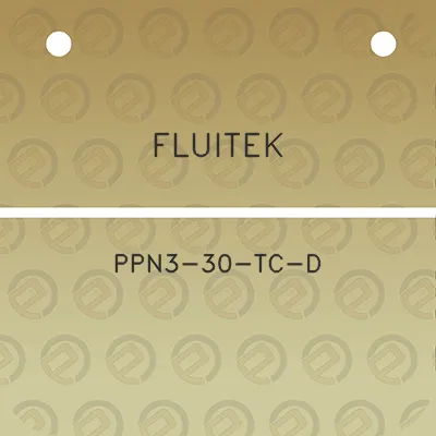 fluitek-ppn3-30-tc-d