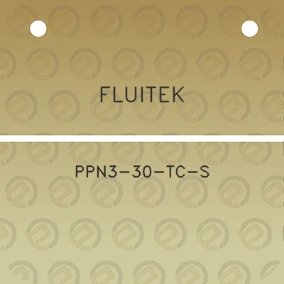 fluitek-ppn3-30-tc-s