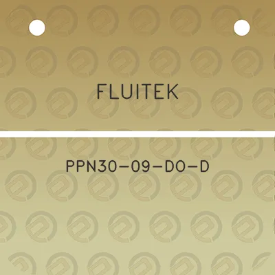 fluitek-ppn30-09-do-d