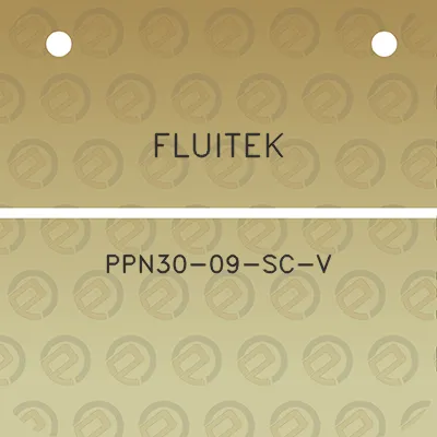 fluitek-ppn30-09-sc-v