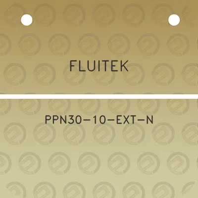 fluitek-ppn30-10-ext-n