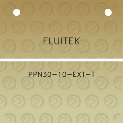 fluitek-ppn30-10-ext-t