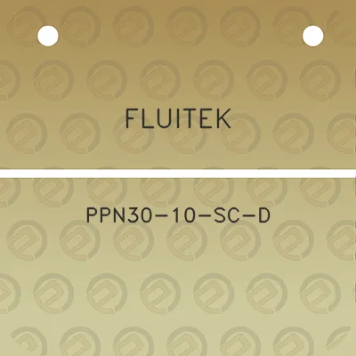 fluitek-ppn30-10-sc-d