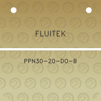 fluitek-ppn30-20-do-b