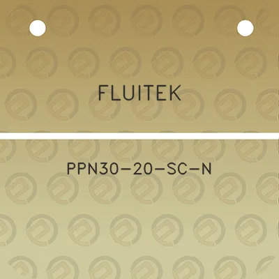 fluitek-ppn30-20-sc-n