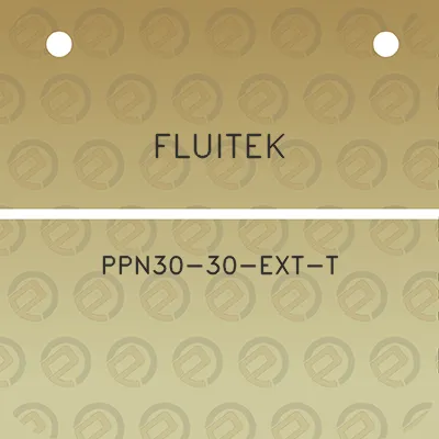 fluitek-ppn30-30-ext-t