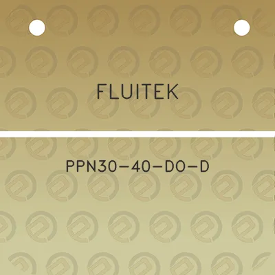 fluitek-ppn30-40-do-d