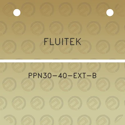 fluitek-ppn30-40-ext-b