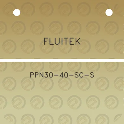 fluitek-ppn30-40-sc-s