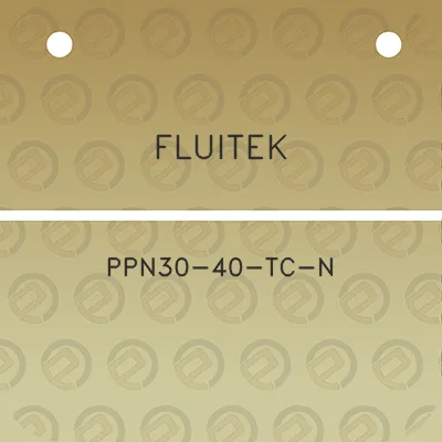 fluitek-ppn30-40-tc-n