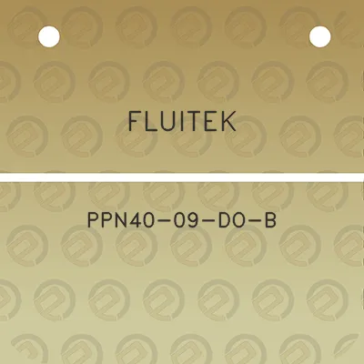 fluitek-ppn40-09-do-b