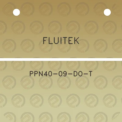 fluitek-ppn40-09-do-t