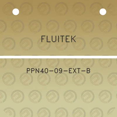 fluitek-ppn40-09-ext-b