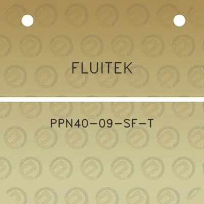 fluitek-ppn40-09-sf-t