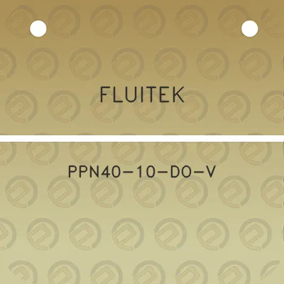 fluitek-ppn40-10-do-v