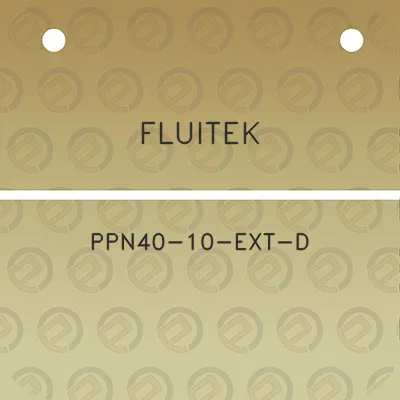 fluitek-ppn40-10-ext-d