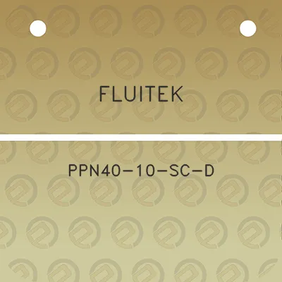 fluitek-ppn40-10-sc-d