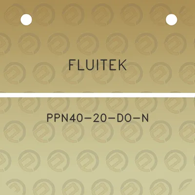 fluitek-ppn40-20-do-n