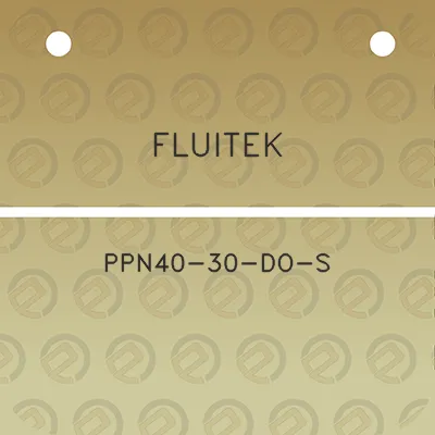 fluitek-ppn40-30-do-s