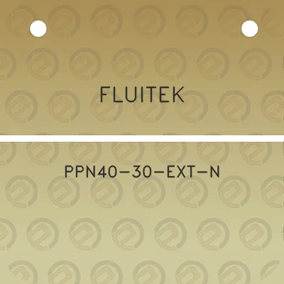 fluitek-ppn40-30-ext-n