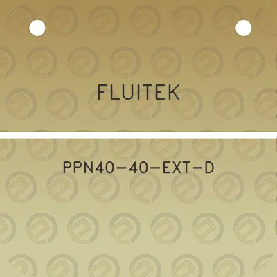 fluitek-ppn40-40-ext-d