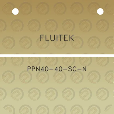 fluitek-ppn40-40-sc-n