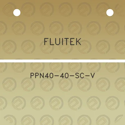 fluitek-ppn40-40-sc-v