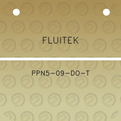 fluitek-ppn5-09-do-t