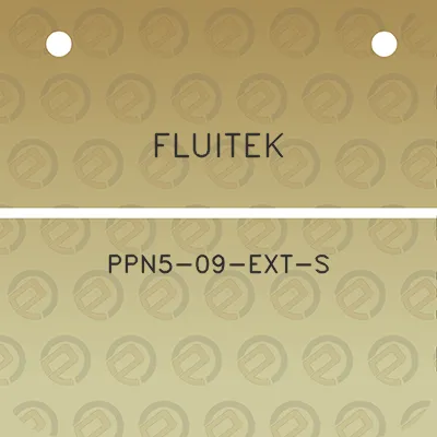 fluitek-ppn5-09-ext-s